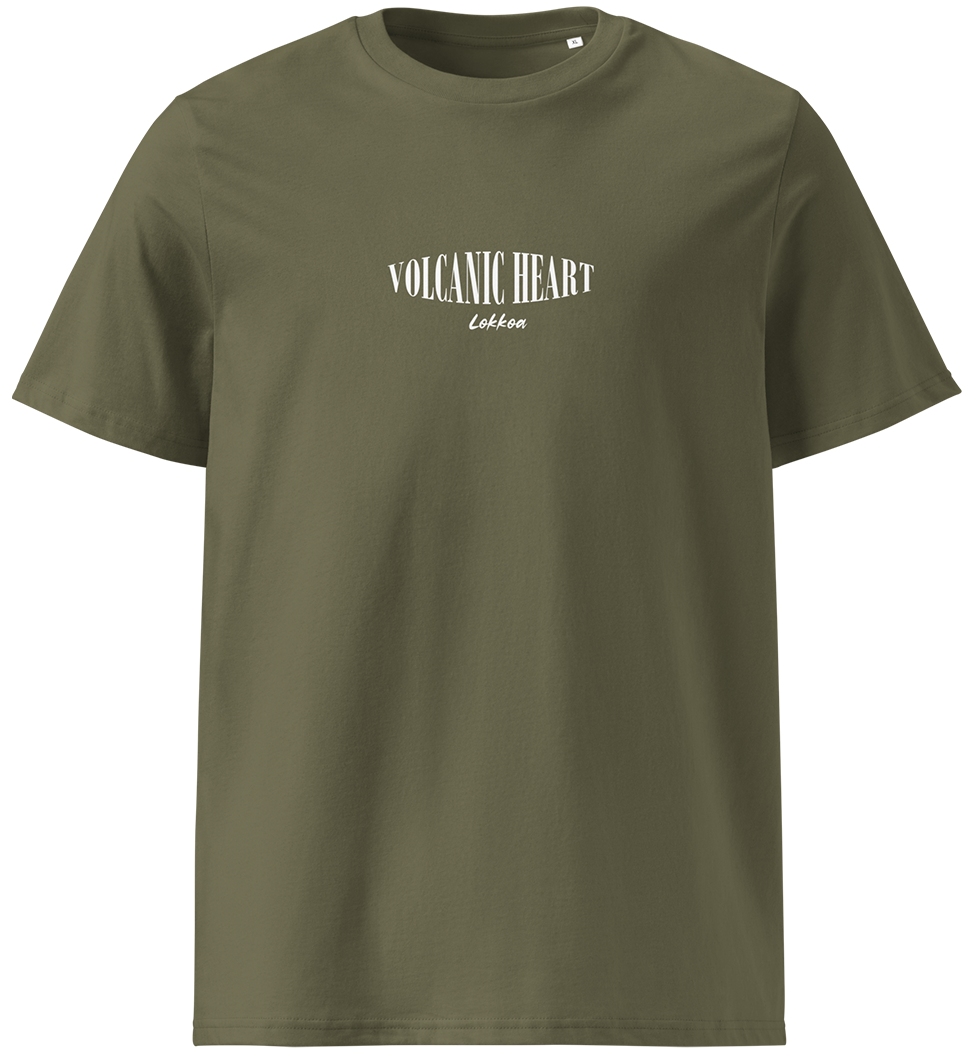 t-shirt-vert-unisexe-lokkoa-volcanic-heart